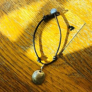 Beautiful Vintage Tribal Bracelet w Gold pendant